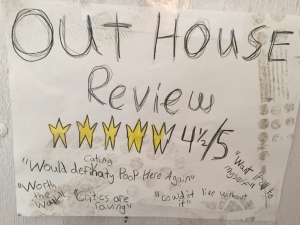 Tripp's review of the McCarthy Outhouse